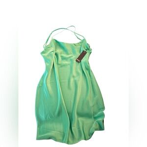 Plus size: Nasty Gal Green Party Dress